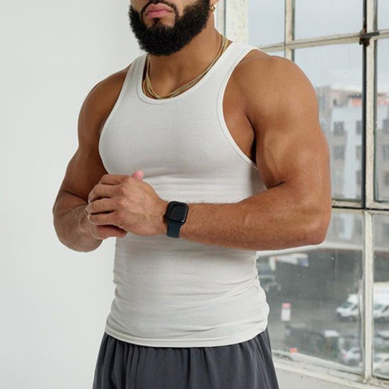 Mouwloos T-shirt voor heren