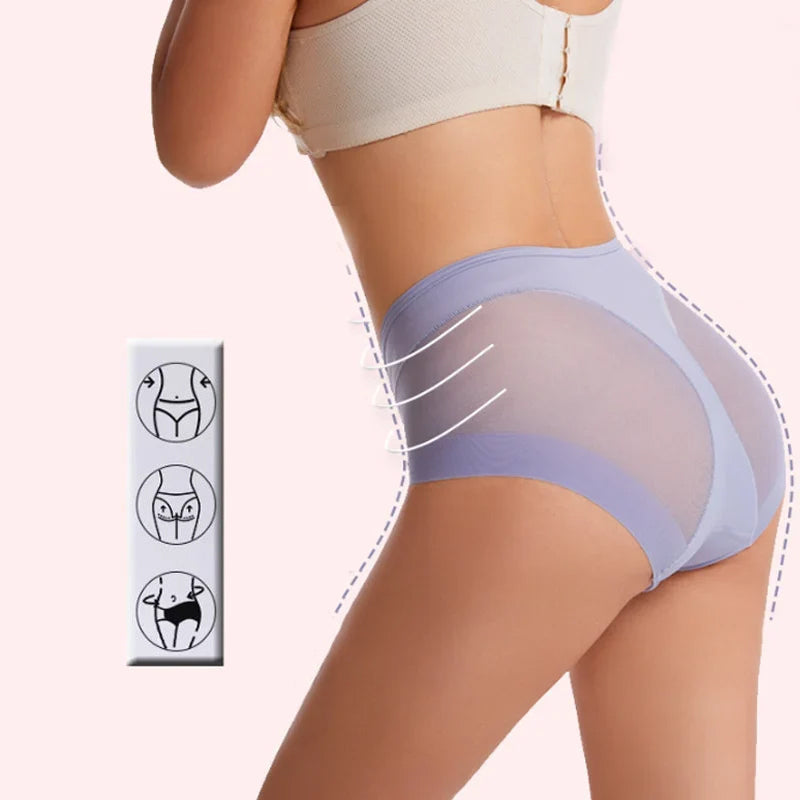 Naadloze vormgevende slip van ijszijde met hoge taille