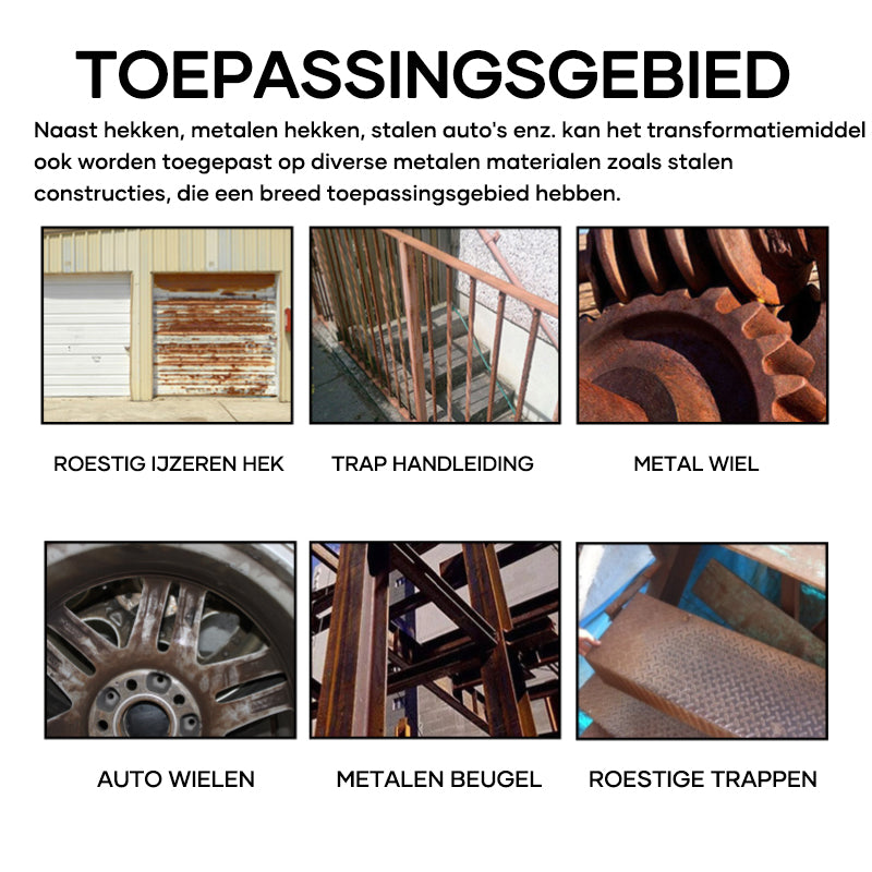 Multifunctioneel metaalroestverwijderings- en conversiemiddel