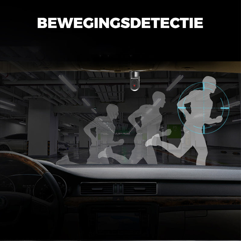 1080P HD 360° roterende Mini ADAS-dashcam