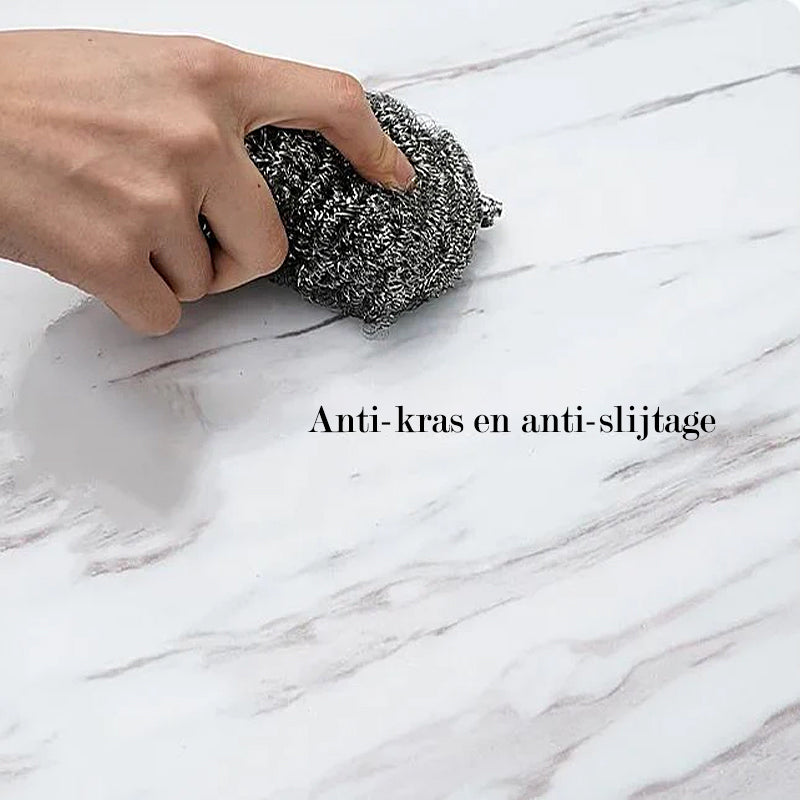 Oliebestendige marmeren stickers