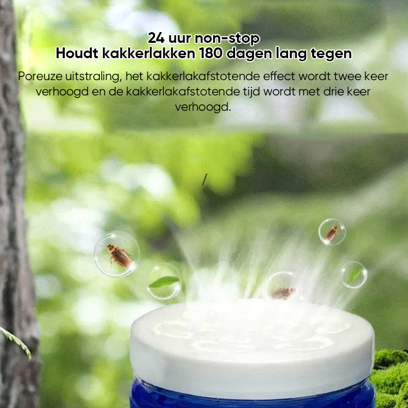 Veilige kakkerlakkenafstotende etherische olie