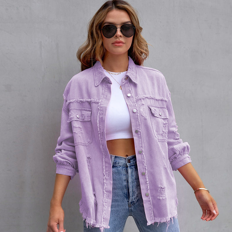 Relaxed fit spijkerjack