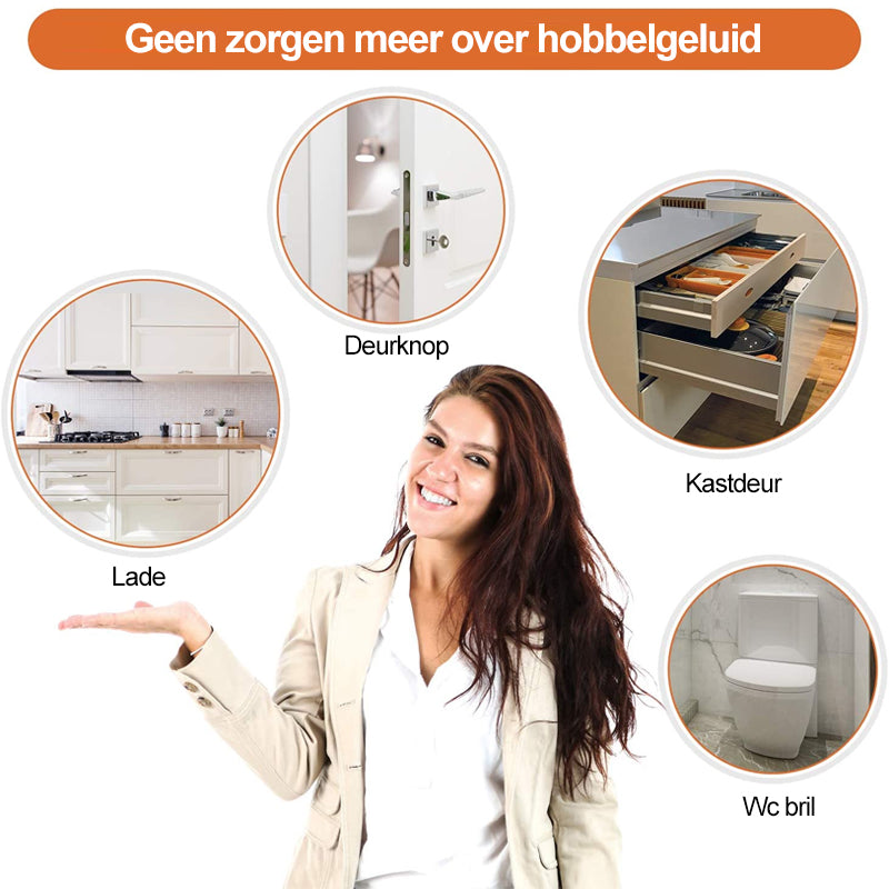 Zelfklevende rubberen bumpers