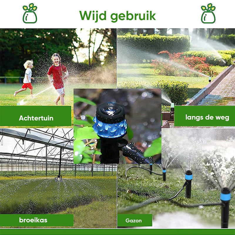 Besproeiingsset voor de tuin