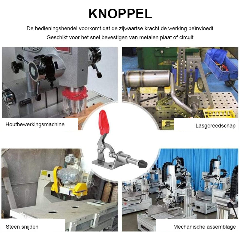 Verticale tuimelklem Zware tuimelklemmen