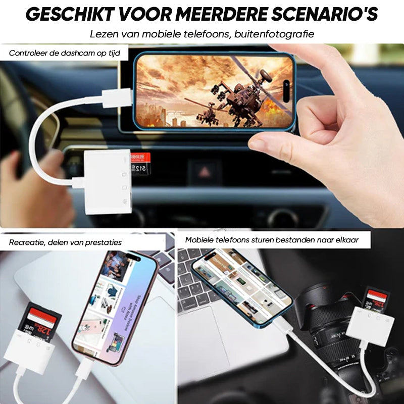 Alles-in-één mobiele kaartlezer