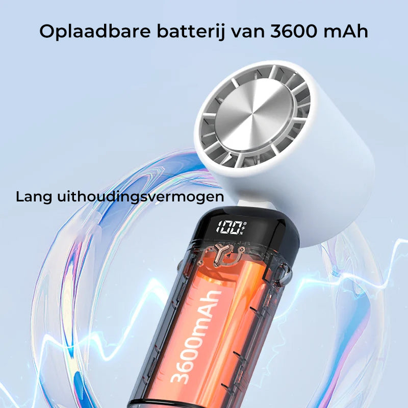 Draagbare elektrische koelventilator voor koud kompres