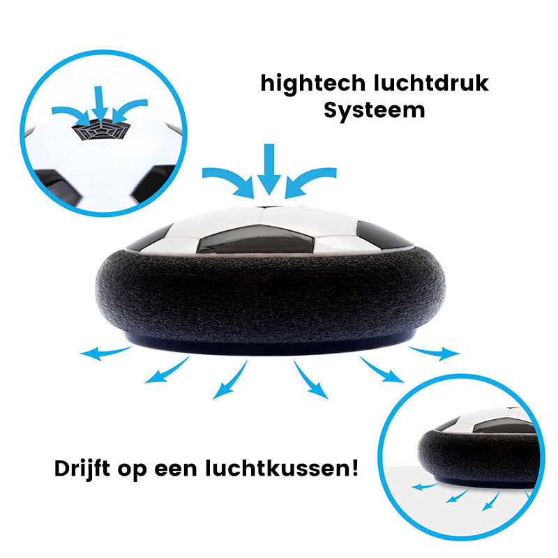 Zaalvoetbal met LED-verlichting