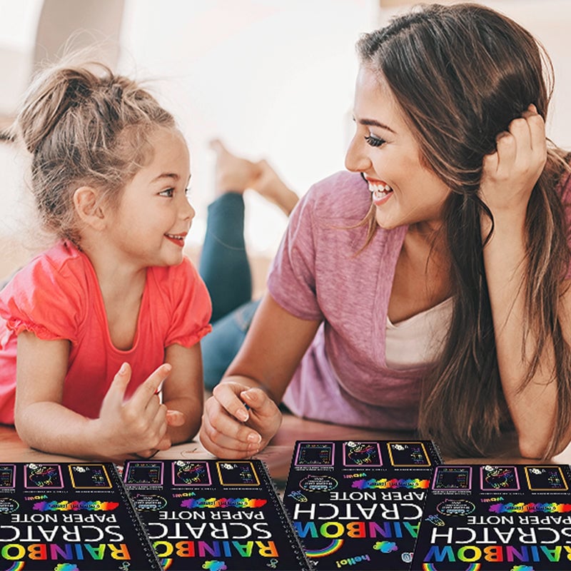 🌈Regenboogkraskunstnotitieboekje