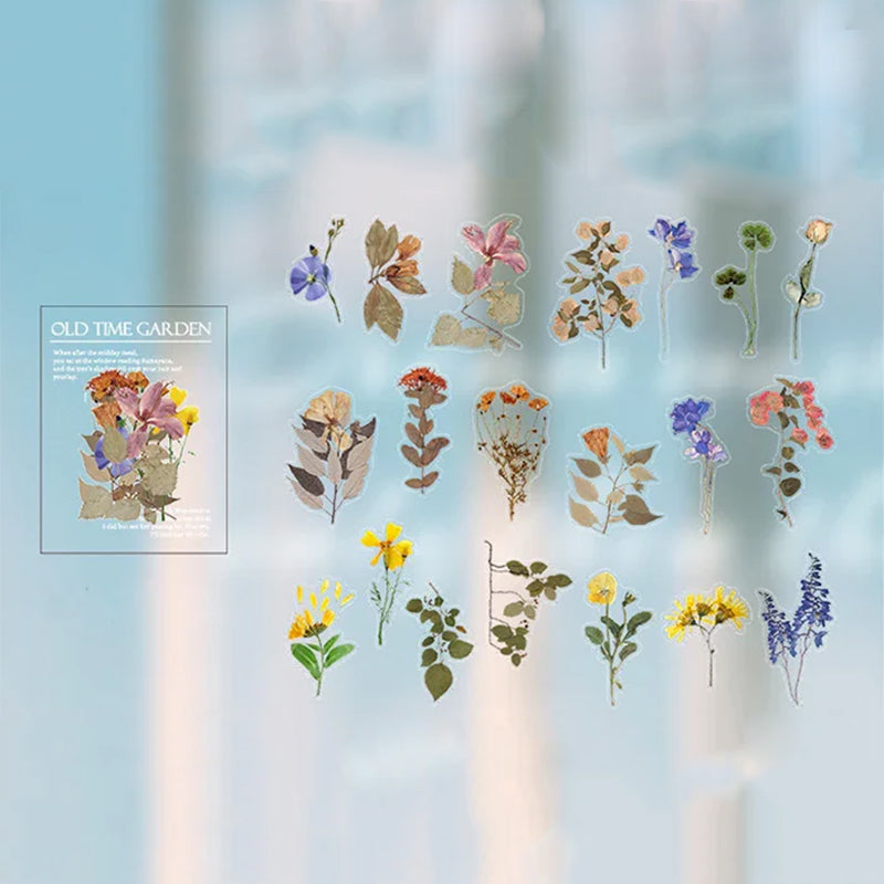 Geheugen Tuin-serie PET-stickerset