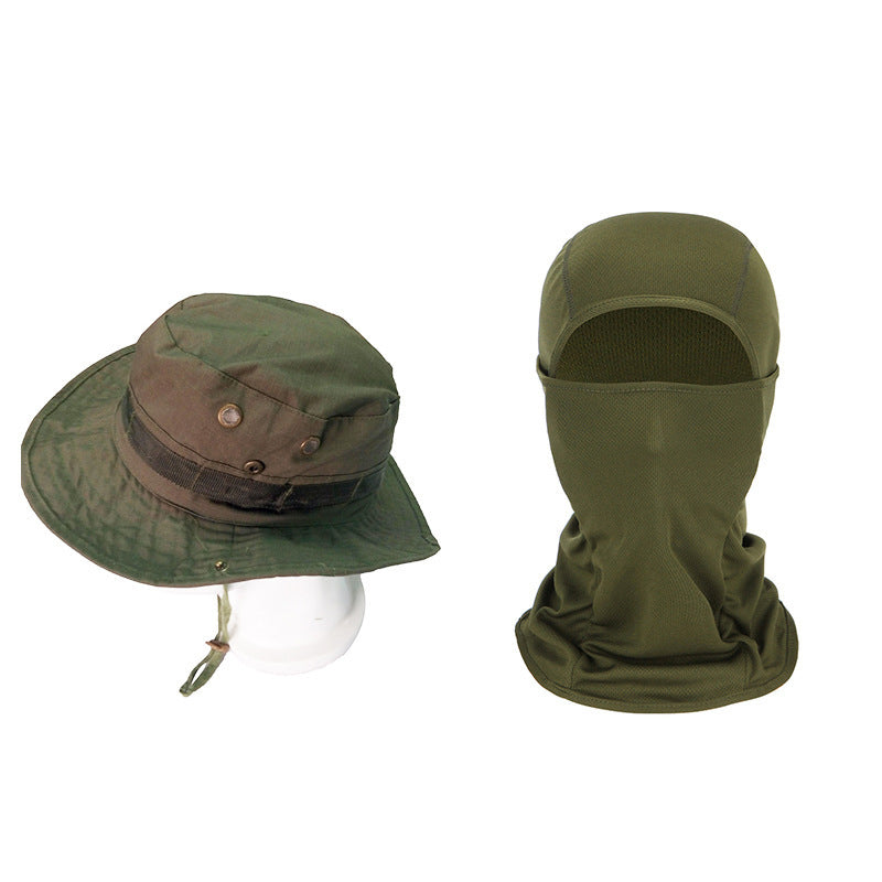 Multifunctionele camouflage-bergsporthoed