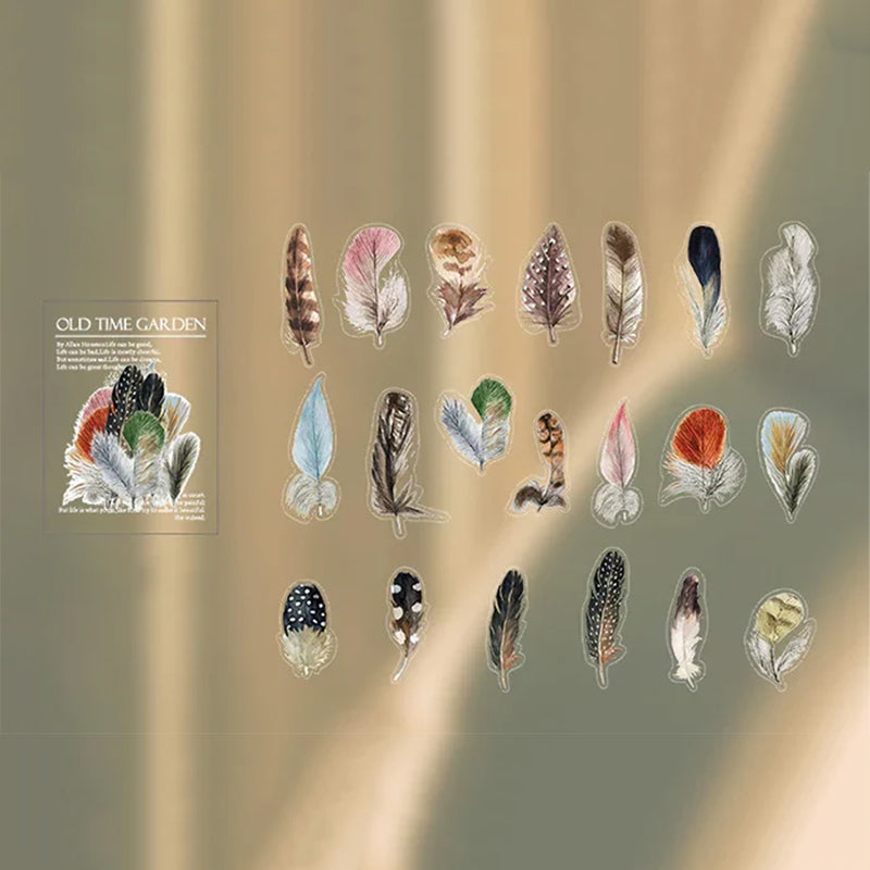 Geheugen Tuin-serie PET-stickerset