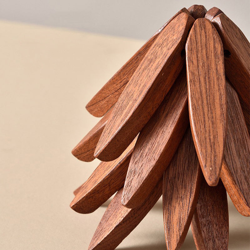 Een boom massief houten isolatieplacemat