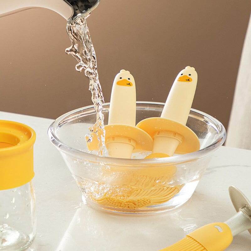 Oliedispenser met borstel voor BBQ