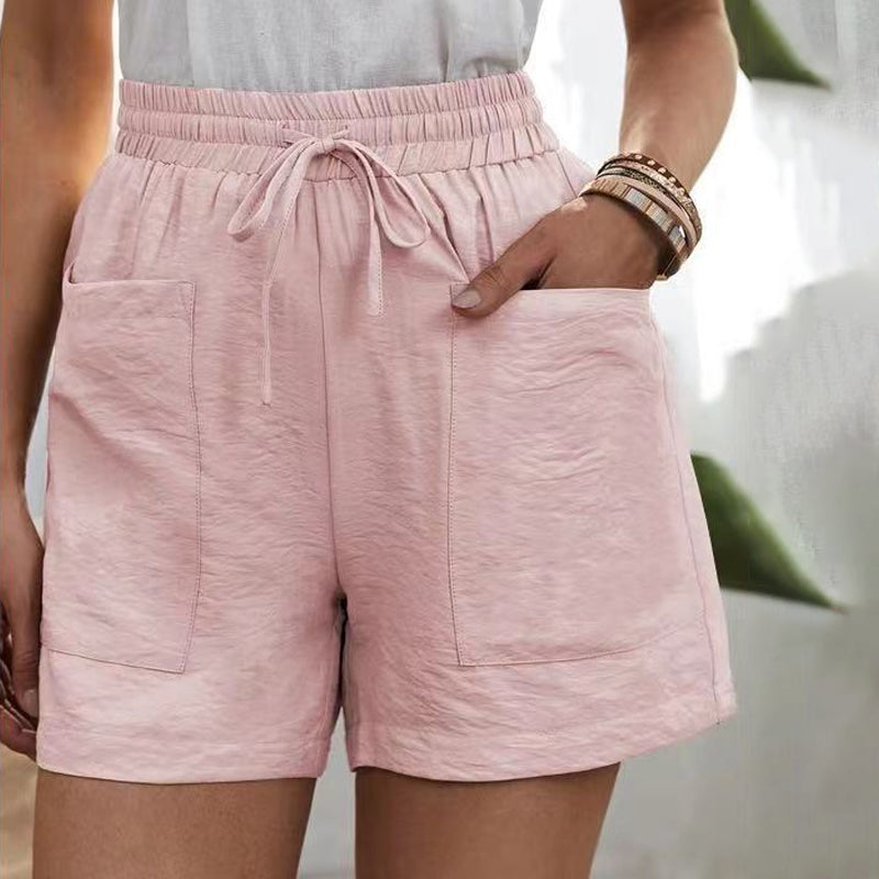 Losse casual short met twee zakken