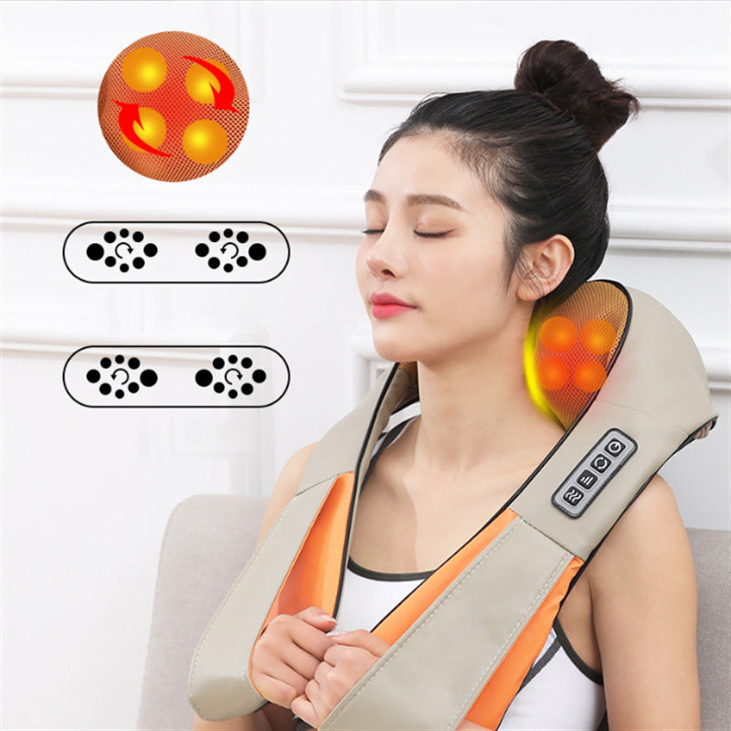 Rood licht verwarming kneden schoudermassager