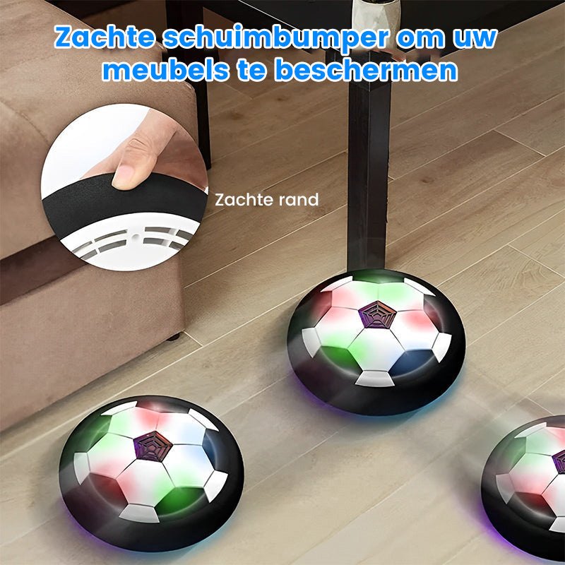 Zaalvoetbal met LED-verlichting