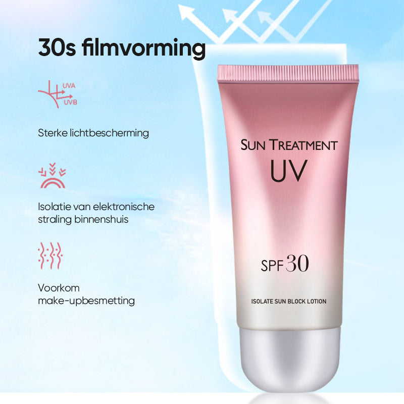 Zonnebrandcrème Uv-isolatie Spf30+