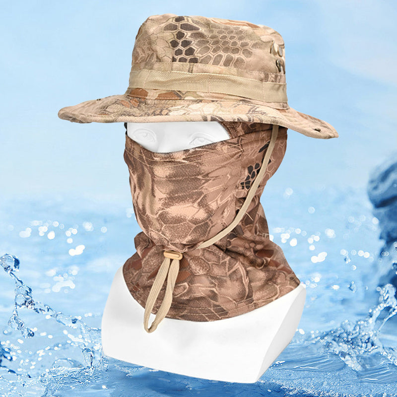 Multifunctionele camouflage-bergsporthoed