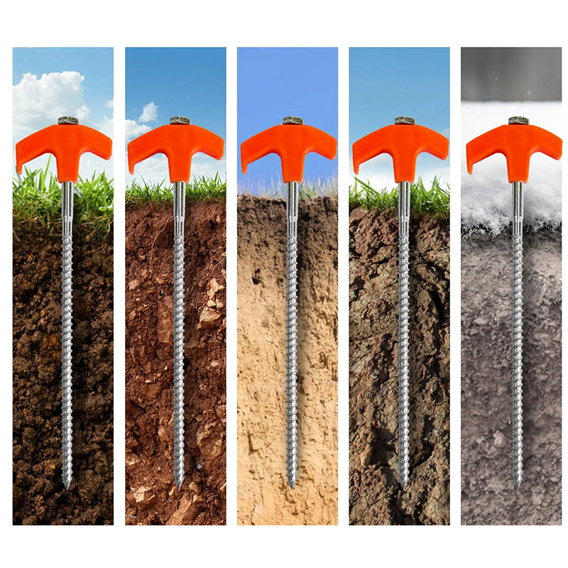 Lichtgevende zeshoekige spiraalvormige fluorescerende nagel van koolstofstaal