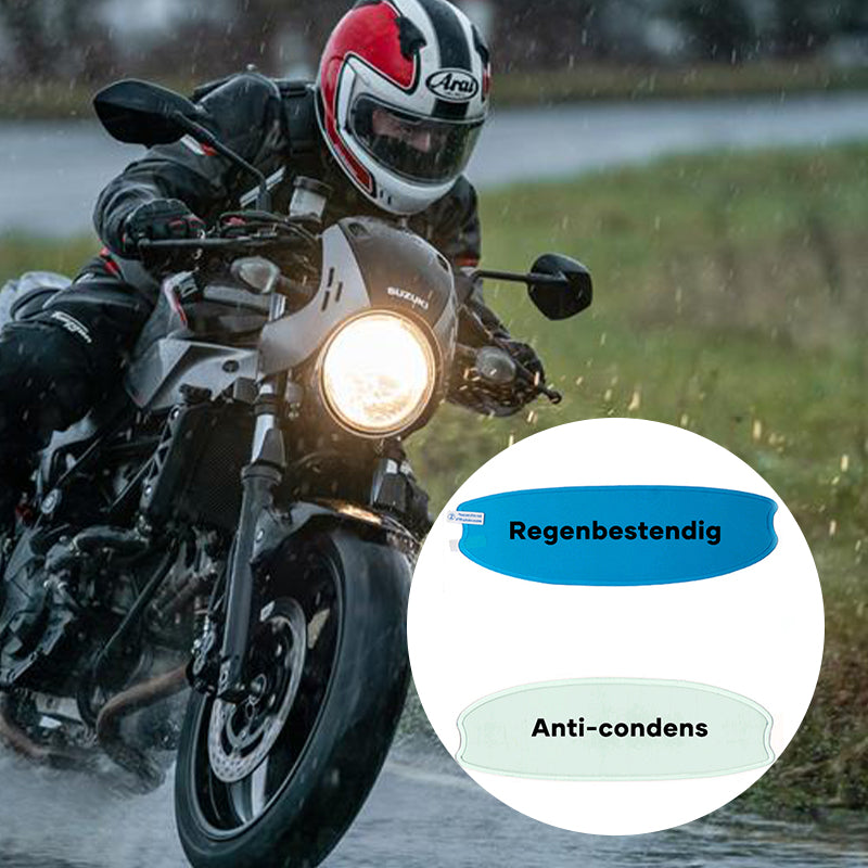 Anticondens- en regendichte viziercoating