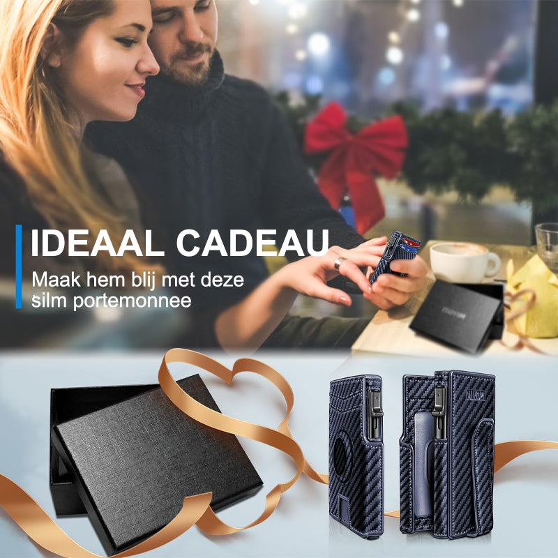 Zakelijke stijl pu lederen geldclip voor heren