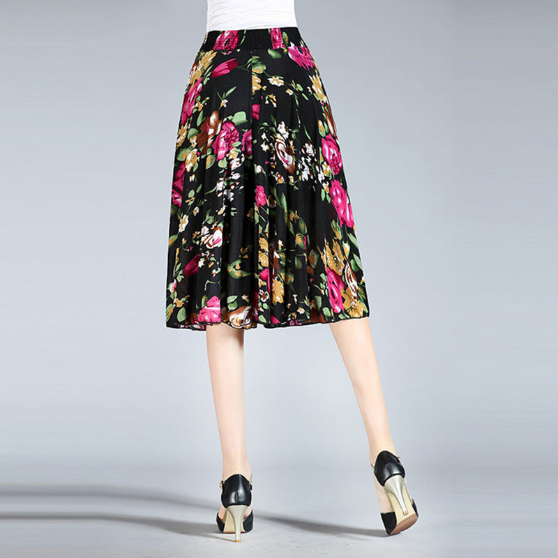 Culottes met wijde pijpen voor dames in vintage stijl