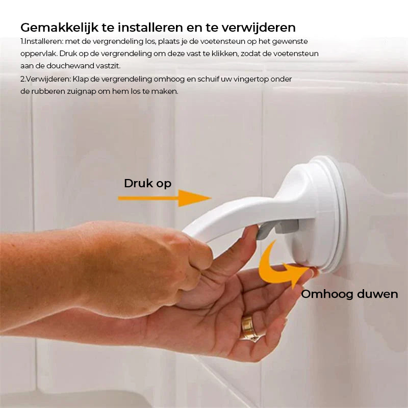 Douche voetsteunstandaard