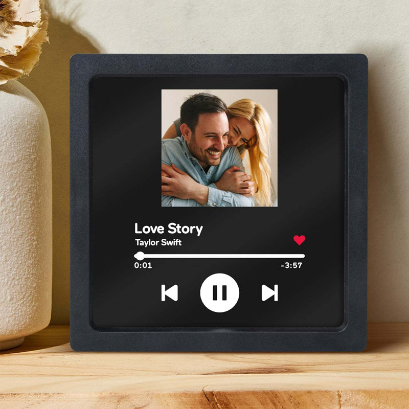 Albumkoelkaststickers – Decoratieve muziek- en fotolijst voor koppels