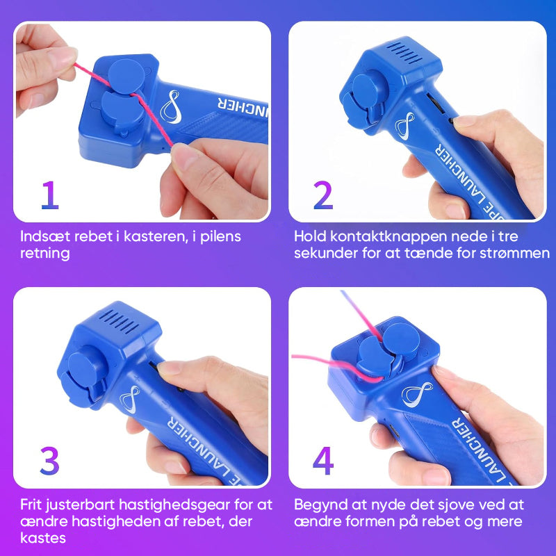 Draagbare touwwerper Loop Fidget-speelgoed