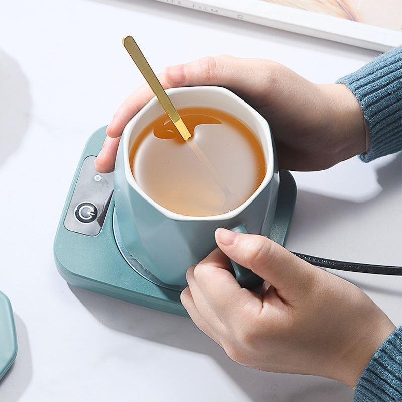 Slimme temperatuurgestuurde verwarmingsonderzetter