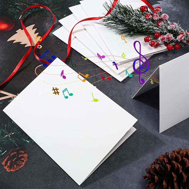 Handgemaakt getekend geluidsgroetkaartje