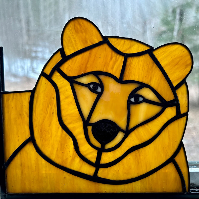 Grappige raamhoekdecoratie