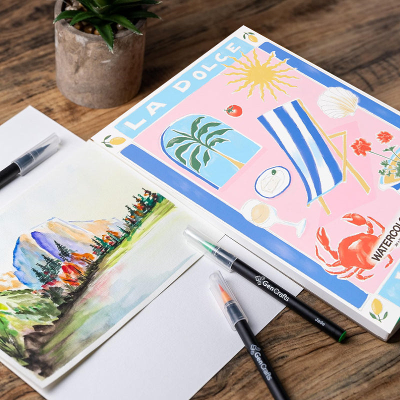 Aquarel verfkussentje