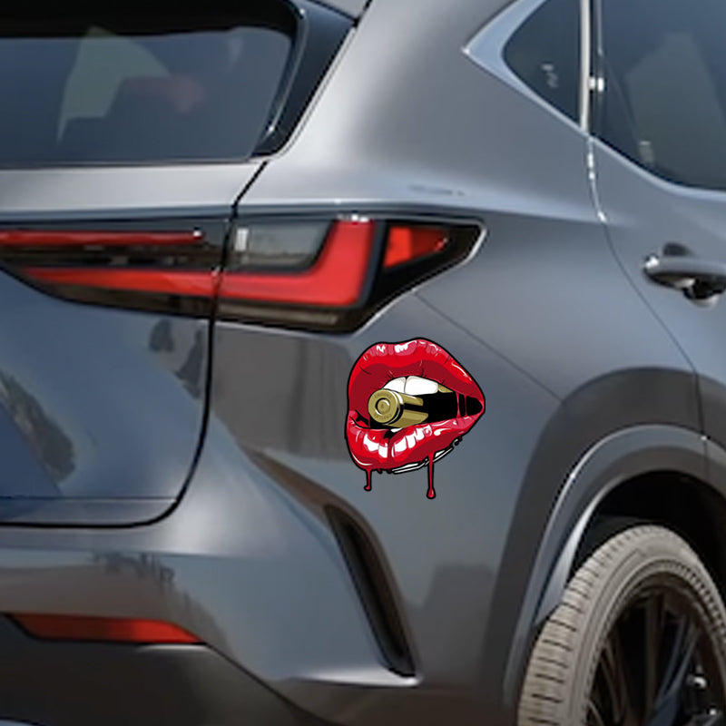 Kogel Lip Decoratieve sticker