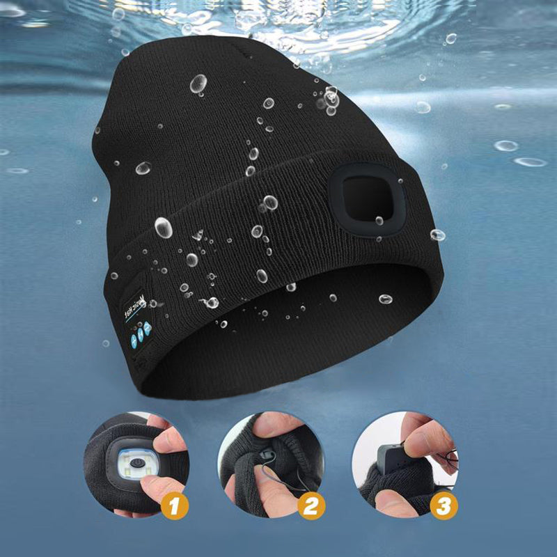 LED-licht Bluetooth warme muts