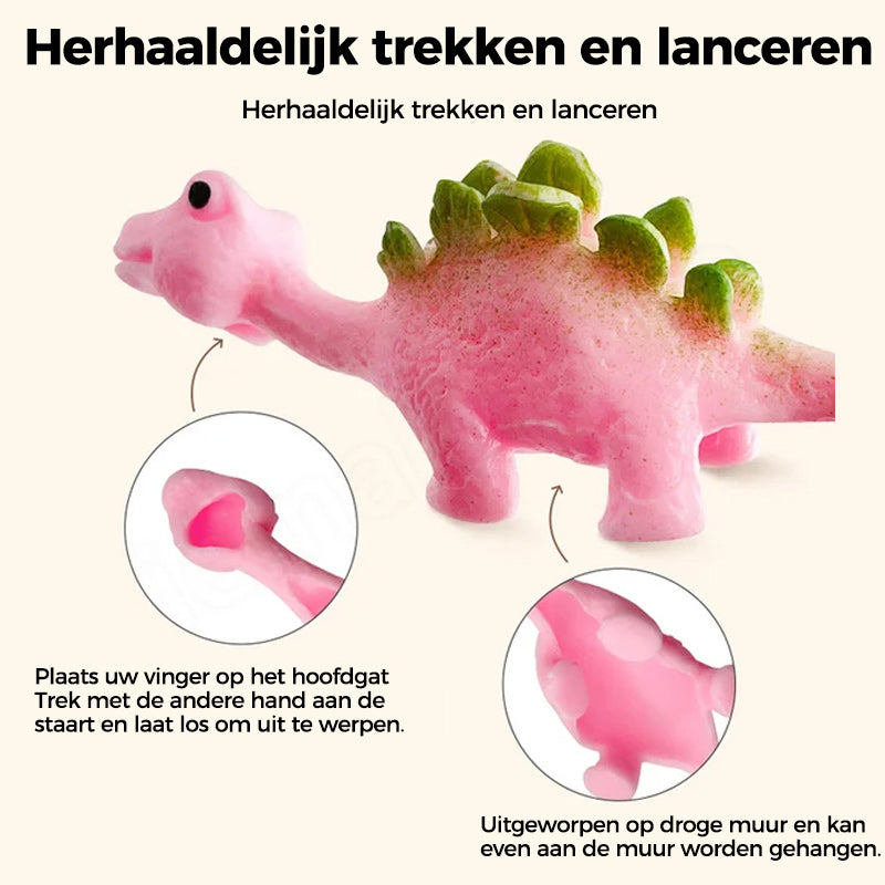 Katapult Dinosaurus Vingerspeelgoed (10st)
