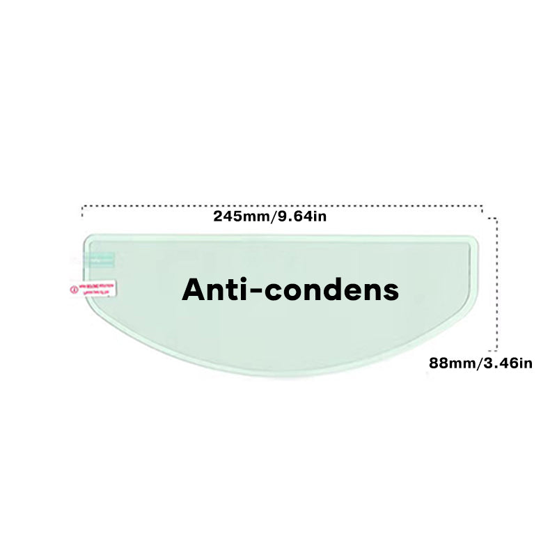 Anticondens- en regendichte viziercoating