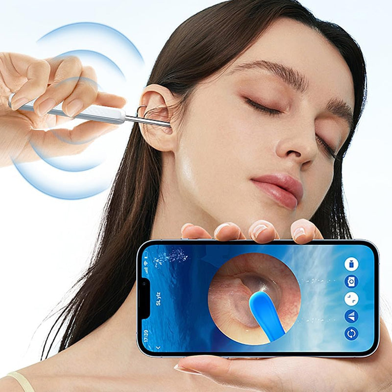 Draadloze slimme visuele oorreiniger