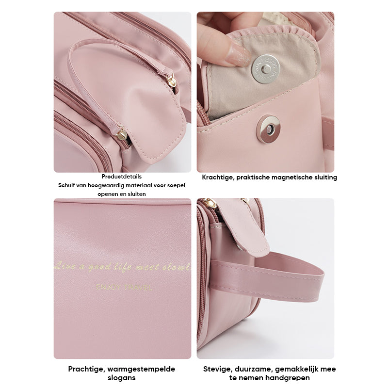 Cosmetische reistas met grote capaciteit