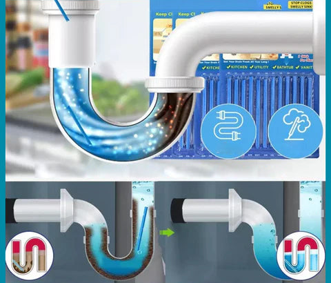 Magic Stick for pipe disinfection and deodorization (12 pieces)