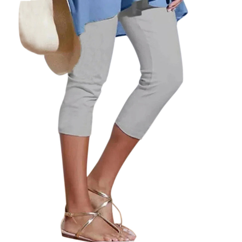 Effen casual legging voor dames