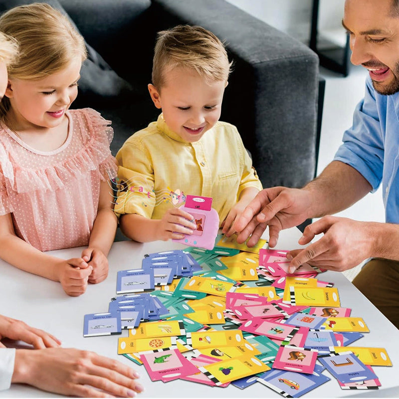 Sprekende flitskaarten voor peuters van 2-4 jaar, 224 zichtwoorden