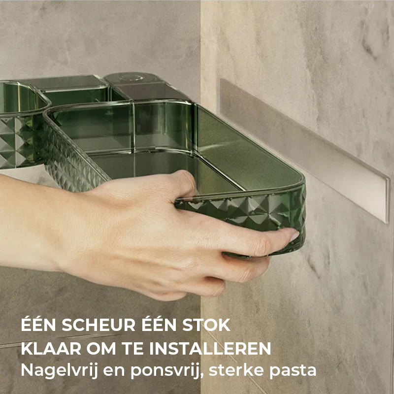 Multifunctionele wandgemonteerde U-vormige draaibare hoekplank