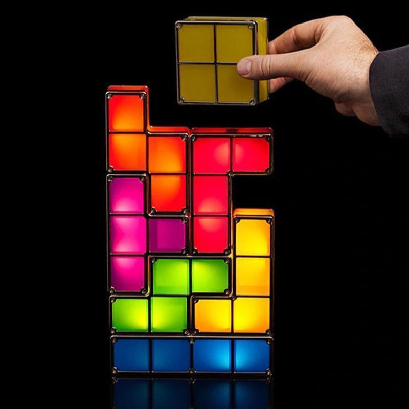 Tetris stapelbaar LED-nachtlampje