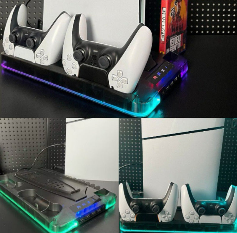Oplaadbasis-koelbeugel voor dubbele PS5-controller