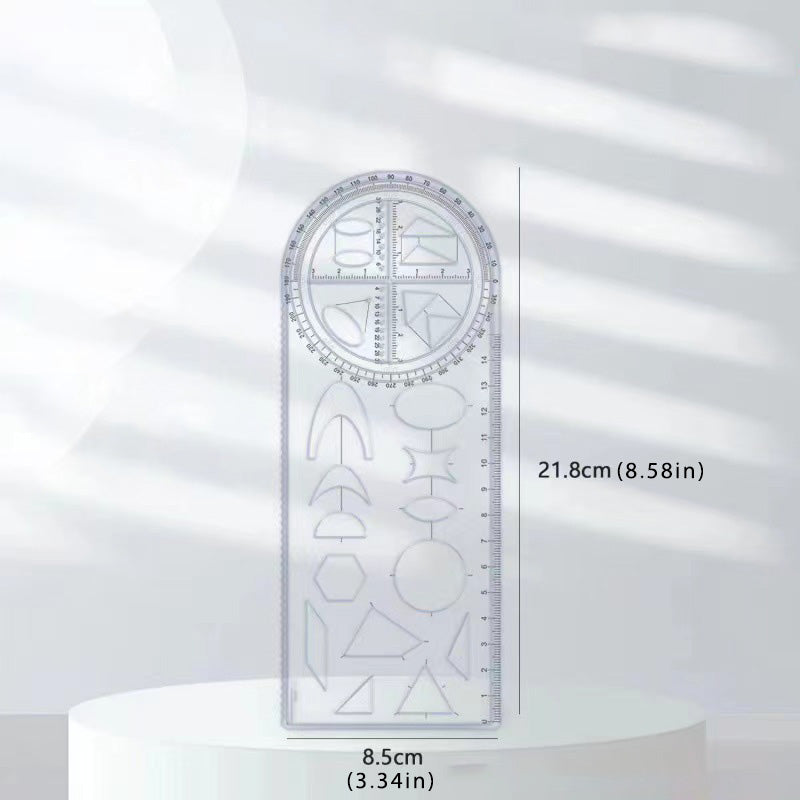 Multifunctionele tekenliniaalset