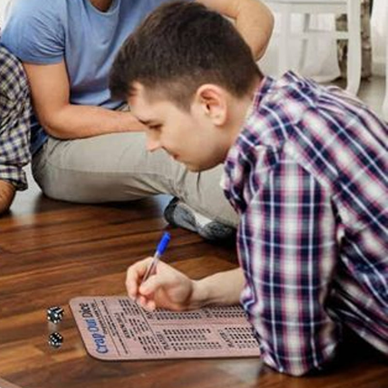 Crap Out dobbelstenen scorebord