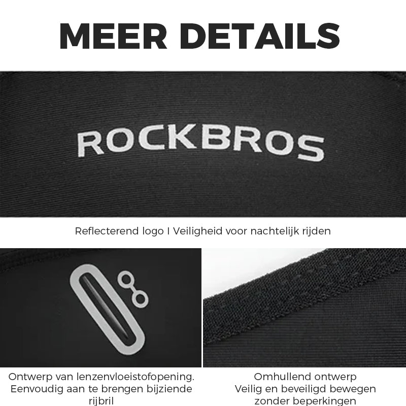 IJszijden gezichtsbescherming fietskap